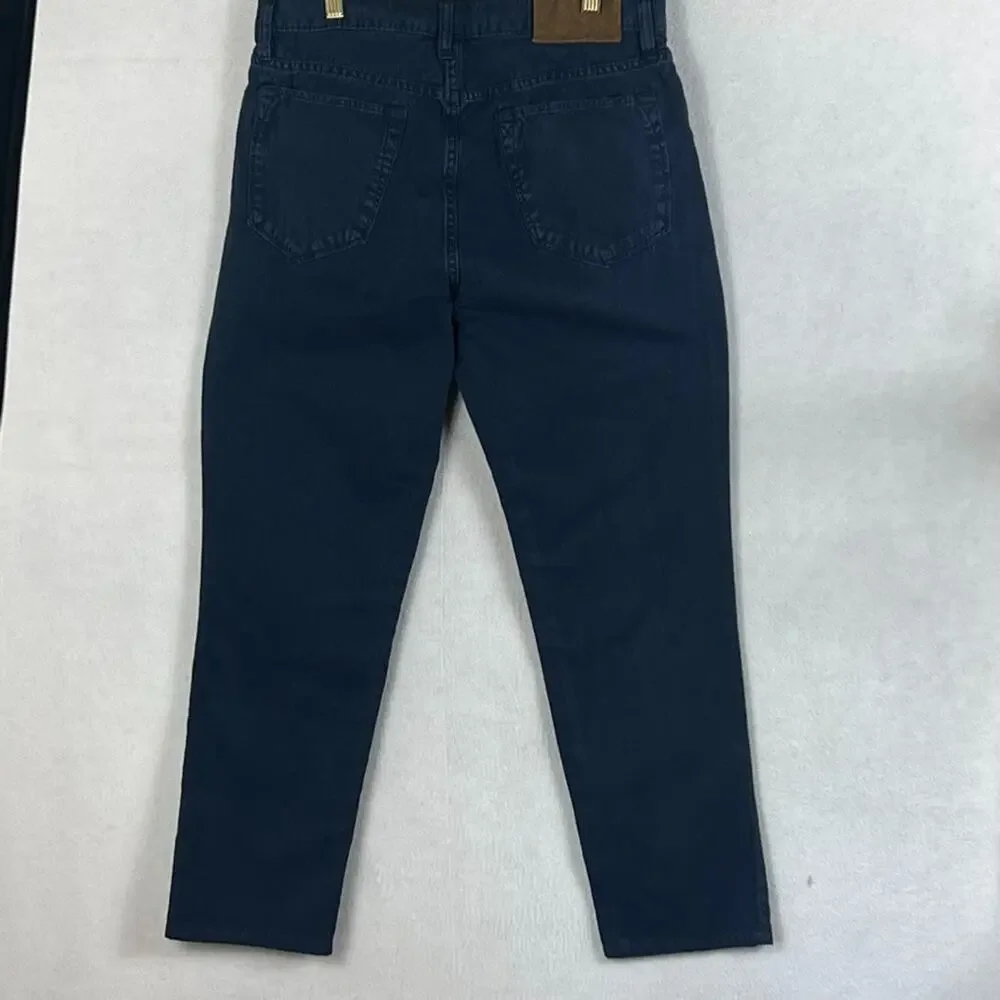 Todd Snyder Dark Wash Jeans Men's 31 x 30 Slim Fit Cotton Linen Blend